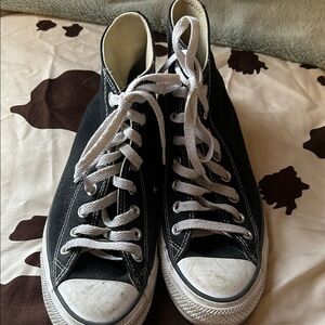 Converse Black and White High-Tops
